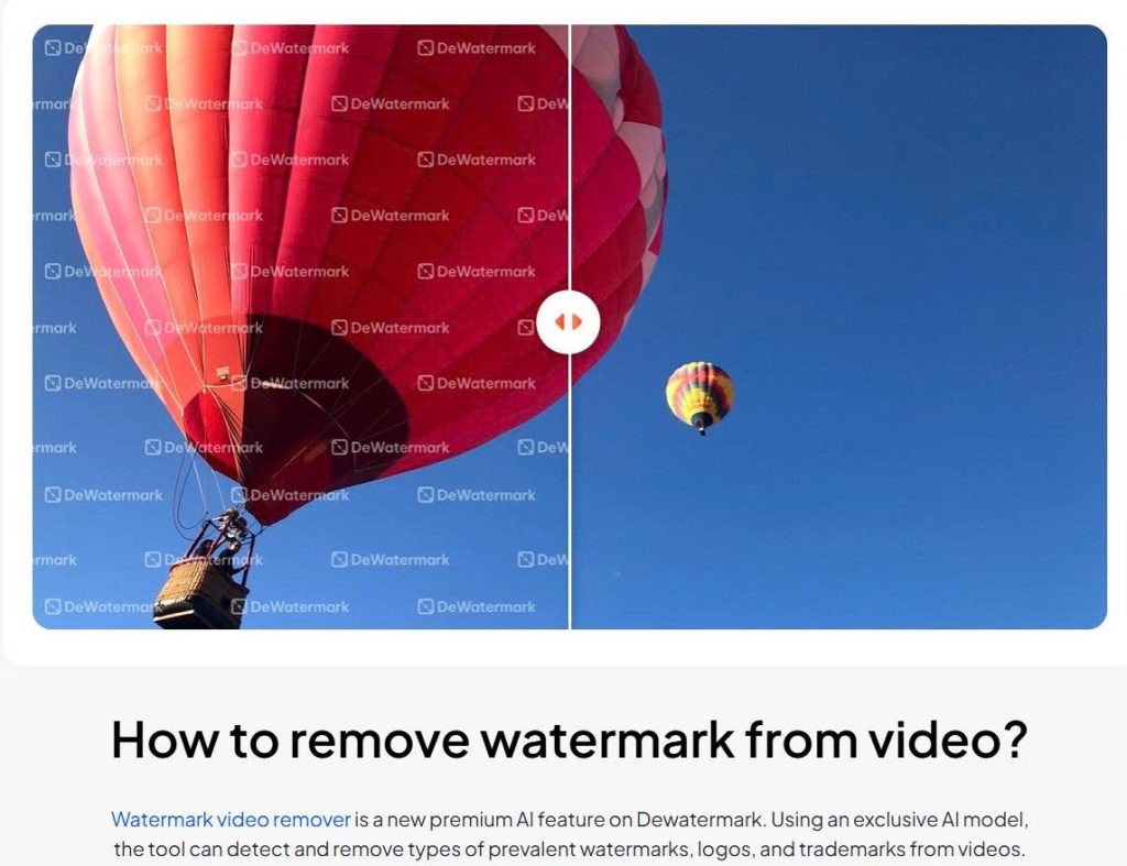 Best watermark remover for video - dewatermark