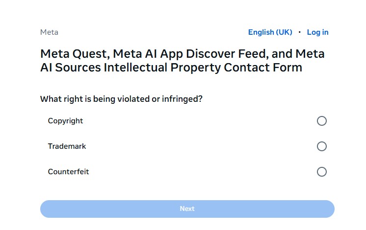 meta-copyright-report